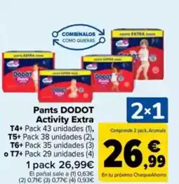 Carrefour DODOT Pants Activity Extra oferta