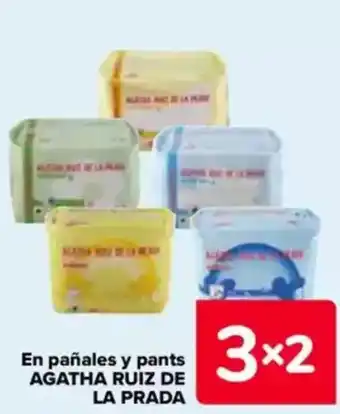 Carrefour AGATHA RUIZ DE LA PRADA En pañales y pants oferta