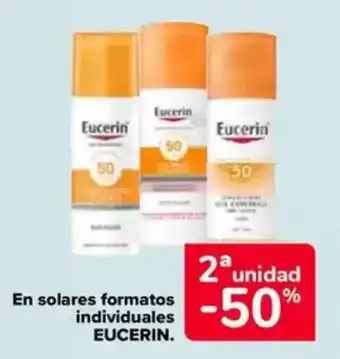 Carrefour EUCERIN En solares formatos individuales oferta