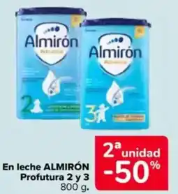 Carrefour ALMIRON En leche Profutura 2 y 3 oferta