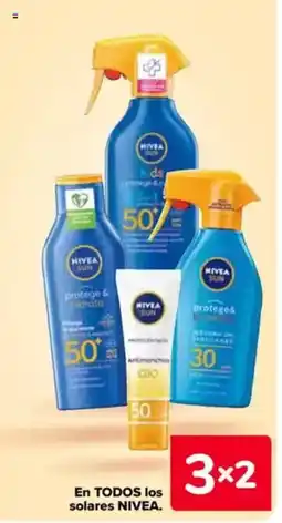 Carrefour NIVEA En todos los solares oferta
