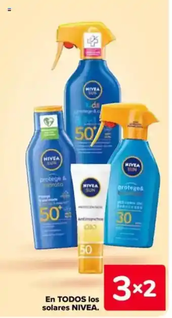 Carrefour NIVEA En todos los solares oferta
