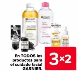 Carrefour GARNIER En todos los productos para el cuidado facial oferta