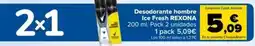 Carrefour REXONA Desodorante hombre Ice Fresh oferta