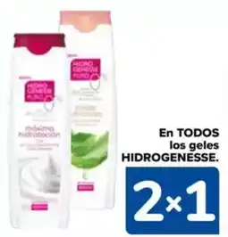 Carrefour HIDROGENESSE En todos los geles oferta