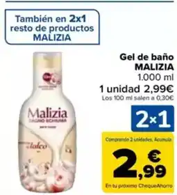 Carrefour MALIZIA Gel de baño oferta