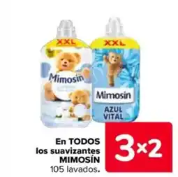Carrefour MIMOSÍN En todos los suavizantes oferta