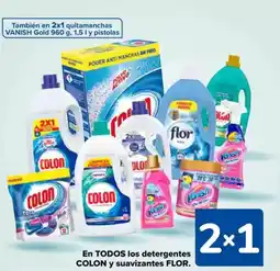 Carrefour FLOR En todos los detergentes colon y suavizantes oferta