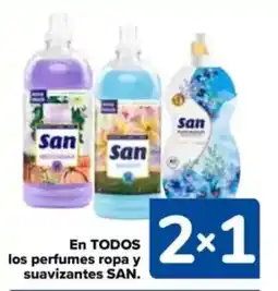 Carrefour SAN En todos los perfumes ropa y suavizantes oferta