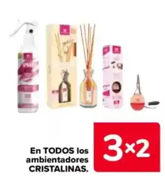 Carrefour CRISTALINAS En todos los ambientadores oferta