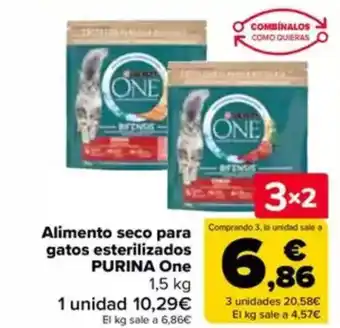 Carrefour PURINA ONE Alimento seco para gatos esterilizados oferta