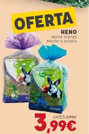 Kiwoko Home Friends Heno Menta O Aciano oferta