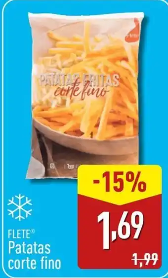 ALDI FLETE Patatas corte fino oferta