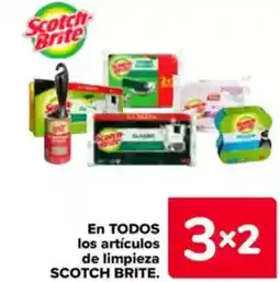 Carrefour SCOTCH BRITE En todos los artículos de limpieza oferta
