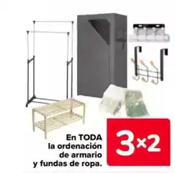 Carrefour En toda la ordenación de armario y fundas de ropa. oferta