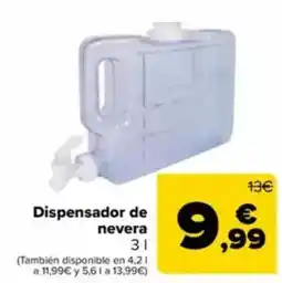 Carrefour Dispensador de nevera oferta