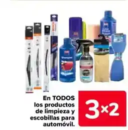 Carrefour En todos los productos de limpieza y escobillas para automóvil. oferta