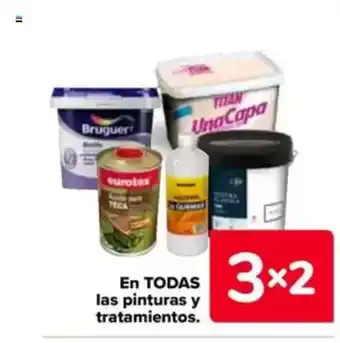 Carrefour En todas las pinturas y tratamientos. oferta
