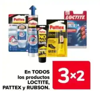 Carrefour LOCTITE, PATTEX y RUBSON En todos los productos oferta