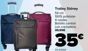 Carrefour Trolley Sidney 54 cm oferta