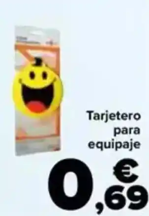 Carrefour Tarjetero para equipaje oferta