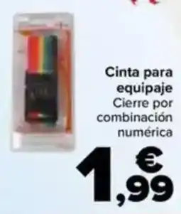 Carrefour Cinta para equipaje oferta