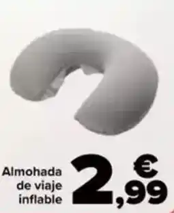 Carrefour Almohada de viaje inflable oferta