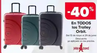 Carrefour En todos los trolley orbit. oferta