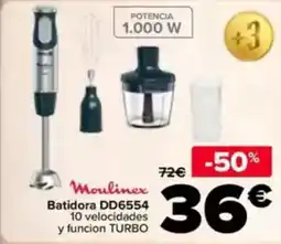 Carrefour MOULINEX Batidora DD6554 oferta