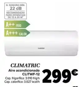 Carrefour CLIMATRIC Aire acondicionado CLITWF-12 oferta