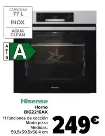Carrefour HISENSE Horno B162216AX oferta