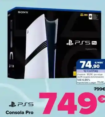 Carrefour SONY Consola Pro oferta