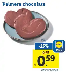 Lidl Palmera chocolate oferta