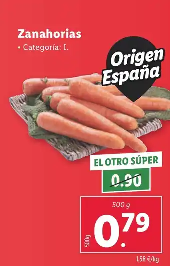 Lidl Zanahorias oferta