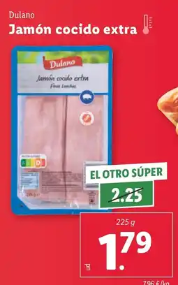 Lidl DULANO Jamón cocido extra oferta