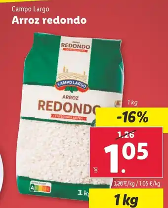 Lidl CAMPO LARGO Arroz redondo oferta