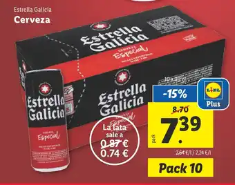 Lidl ESTRELLA GALICIA Cerveza oferta