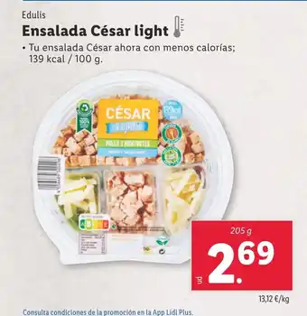 Lidl EDULIS Ensalada César light oferta