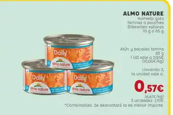 Kiwoko Almo Nature Húmedo Gato Tarrinas O Pouches 70g/85g oferta
