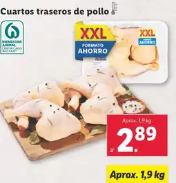 Lidl Cuartos traseros de pollo oferta