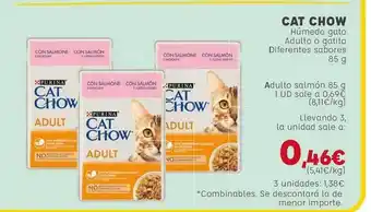 Kiwoko Purina Cat Chow Húmedo Gato Adulto O Gatito 85g oferta