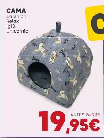 Kiwoko Cama Catshion Relax Iglú Unicornio oferta