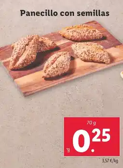 Lidl Panecillo con semillas oferta