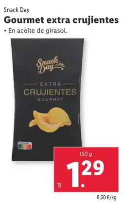 Lidl SNACK DAY Gourmet extra crujientes oferta