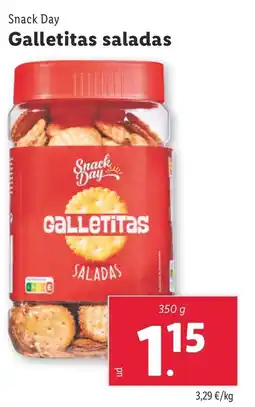 Lidl SNACK DAY Galletitas saladas oferta