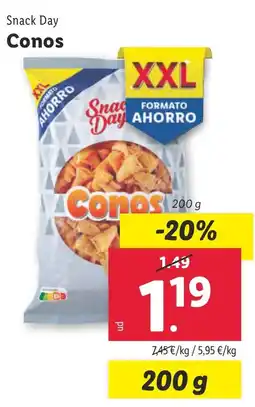 Lidl SNACK DAY Conas oferta