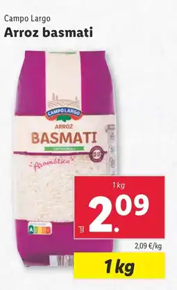Lidl CAMPO LARGO Arroz basmati oferta