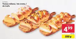 Lidl LA CESTERA Trenza rellena / de crema / de trufa oferta