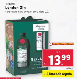 Lidl TANQUERAY London Gin oferta