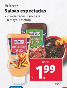 Lidl MCENNEDY Salsas especiadas oferta